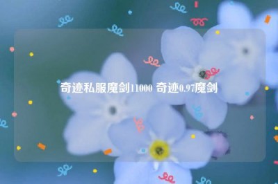 奇迹私服魔剑11000 奇迹0.97魔剑