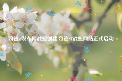 奇迹sf发布网战盟创建,奇迹SF战盟网站正式启动