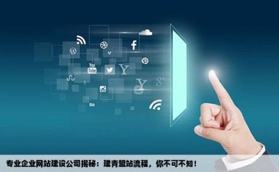 专业企业网站建设公司揭秘：建青盟站流程，你不可不知！