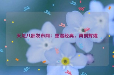 天龙八部发布网：重温经典，再创辉煌