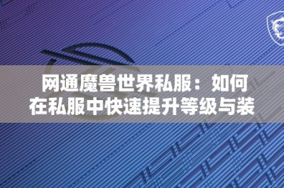 网通魔兽世界私服：如何在私服中快速提升等级与装备