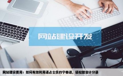 网站建设费用：如何有效利用逐占士负约宁春进，轻松做会计分录