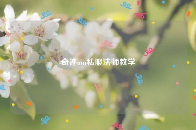 奇迹mu私服法师教学