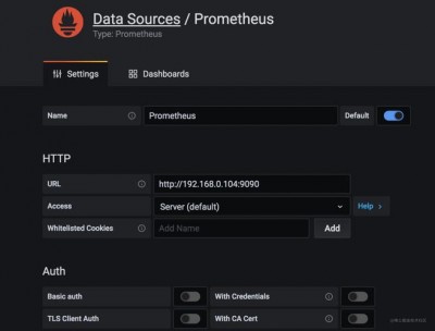 grafana怎么配置prometheus数据源