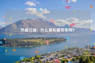 热血江湖：什么是私服发布网？