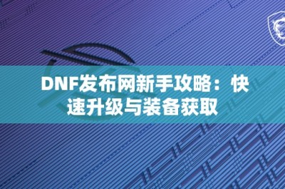 DNF发布网新手攻略：快速升级与装备获取